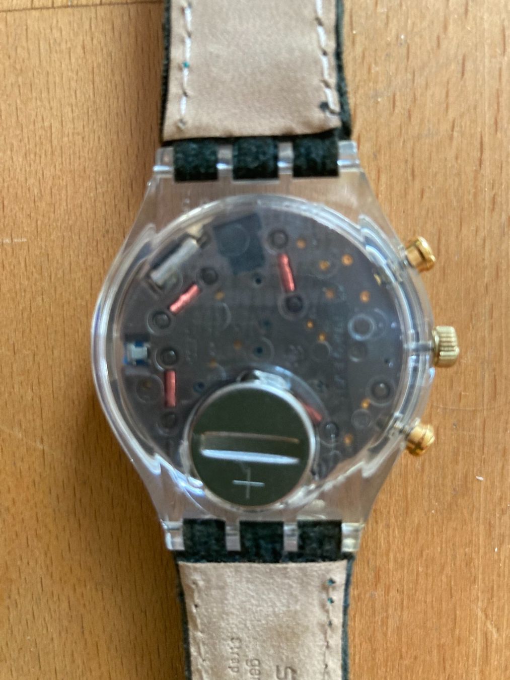 Swatch Orologi: SWATCH  CHRONOGRAPH  SA MAJESTE VELOURS  1995 PFERD  NEU – Nuovo (secondo la descrizione) da Subingen venduto da ArtBead 6