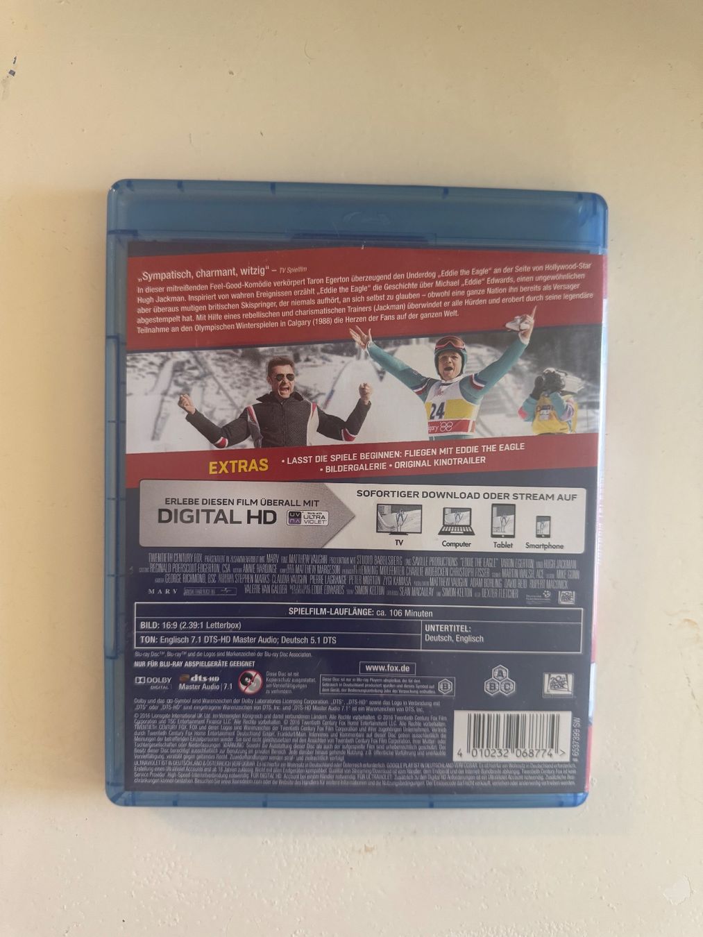 Tutti i DVDs: EDDIE THE EAGLE. (BLU-RAY) – Usato da Basel venduto da san_2qlq 1