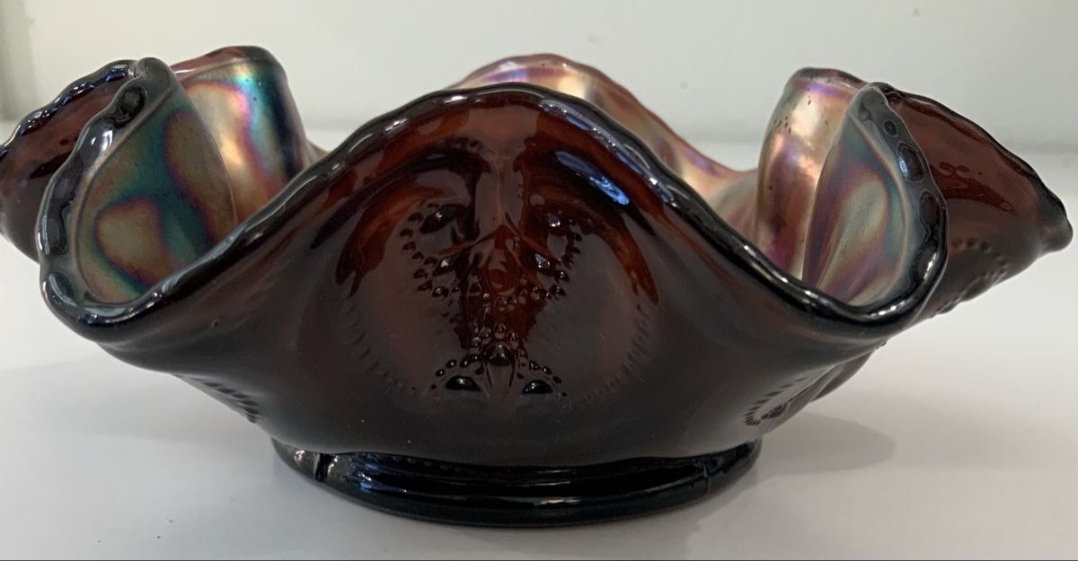 Piatti di portata: Coupe en verre irisé – Usato da rolle venduto da Tontonjulot 2
