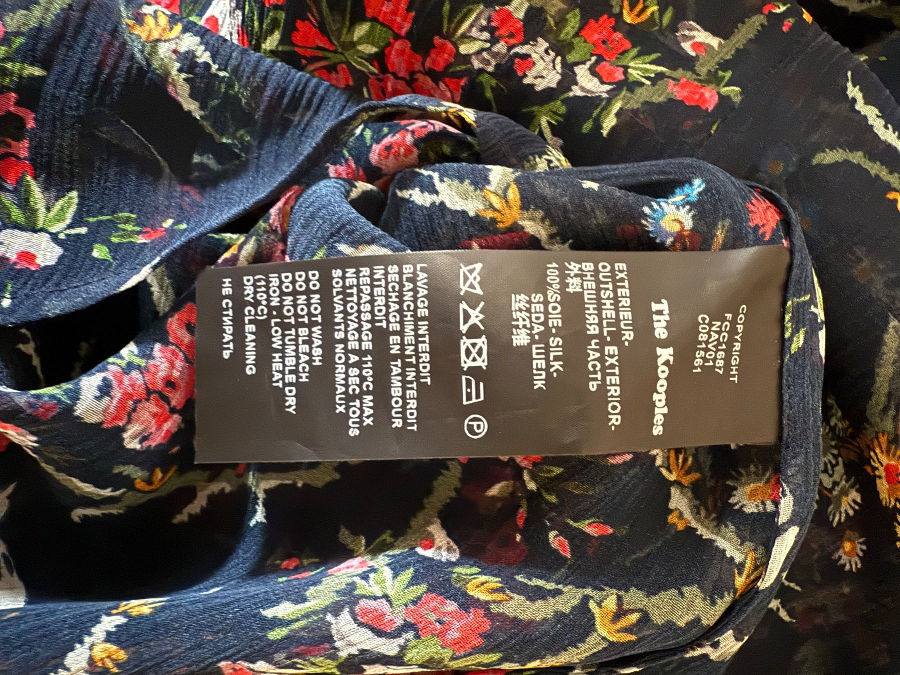 Kooples Camicette: The Kooples Bluse Seide dunkelblau navy 38 – Nuovo (secondo la descrizione) da Zürich venduto da a_weit 2