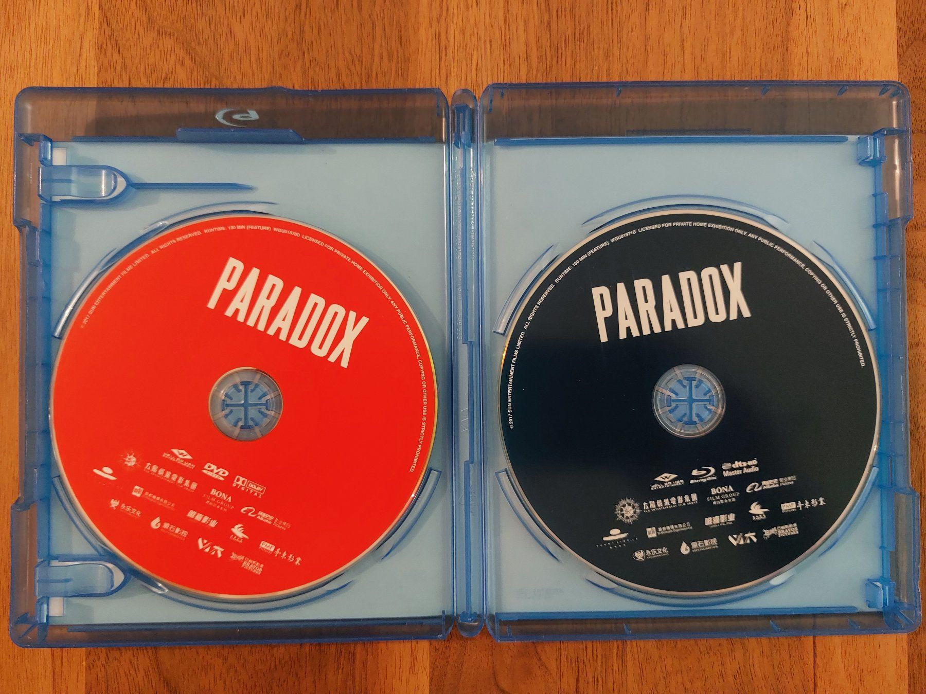 Alle DVDs: Blu Ray & DVD - Paradox – Gebraucht aus Rheinfelden von FilmAuktion 2