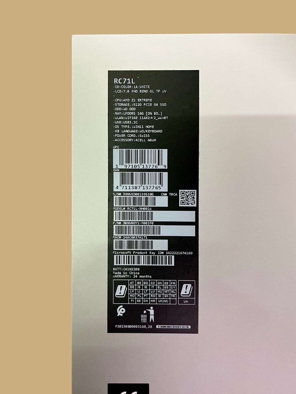 Asus Konsolen: ASUS Rog Ally RC71L – Gebraucht aus Kölliken von sergesellsretro 3