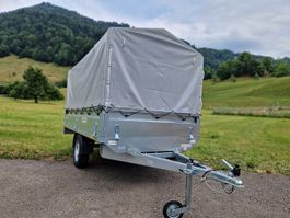PKW Anhänger Neptun  GN124 Hochlader mit Hochplane 750kg