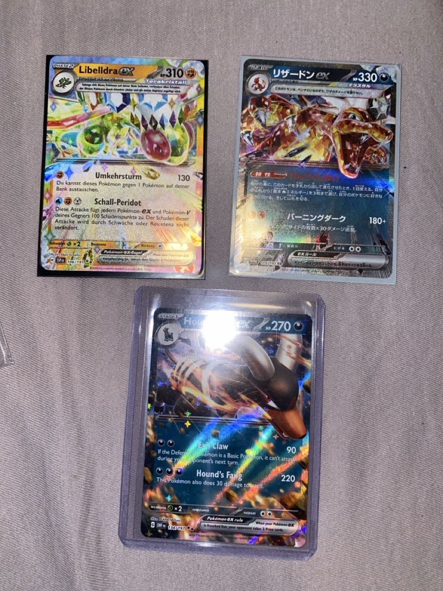 Pokémon Carte collezionabili: 3Stk. EX Pokemon Karten Set – Usato da Dornach venduto da kil_rc55