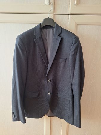 Veste Homme gris carreaux, taille 44 C&A
