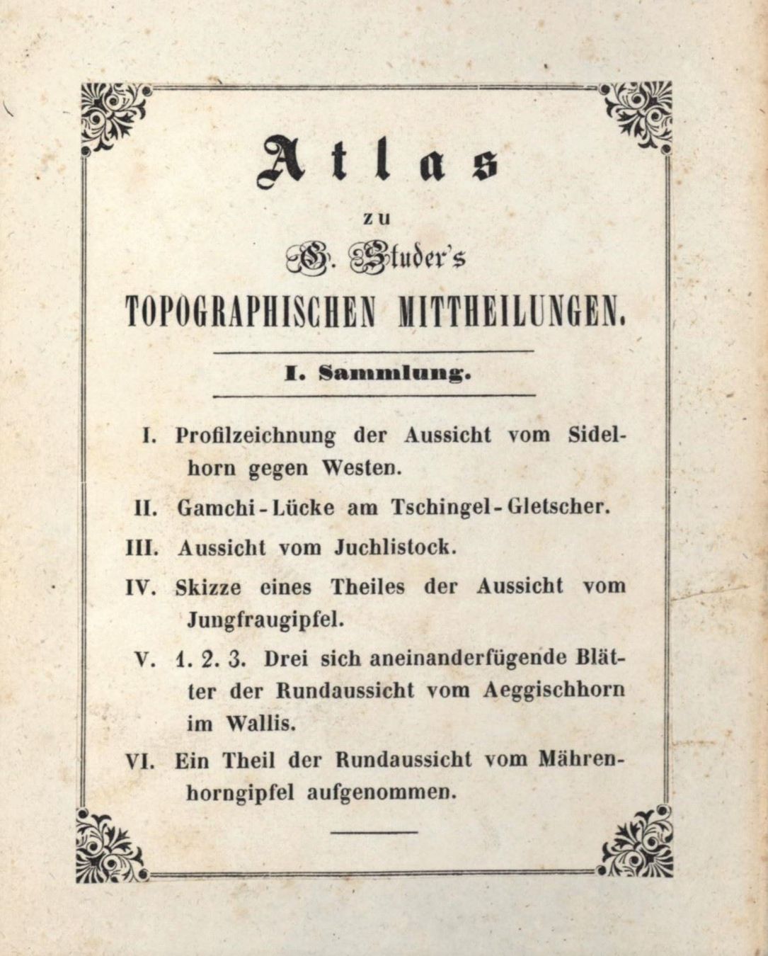 Cartine & Atlanti: Atlas Studer Panoramen um 1850 – Usato da Rafz venduto da Helvet32 2