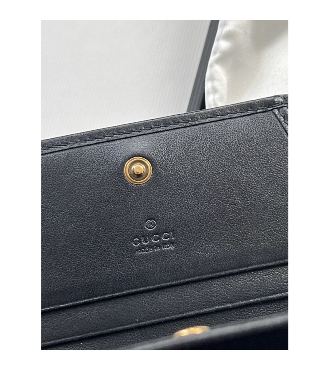Gucci Portamonete: Gucci Marmont Leather Wallet Black, Compact Size – Nuovo (secondo la descrizione) da Erlenbach ZH venduto da adk_6c6x 3