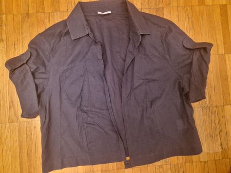 Bolero Akris Punto Baumwolle Dunkelgrau Grösse 40