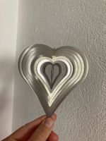 Metallherz zum Aufhängen 
