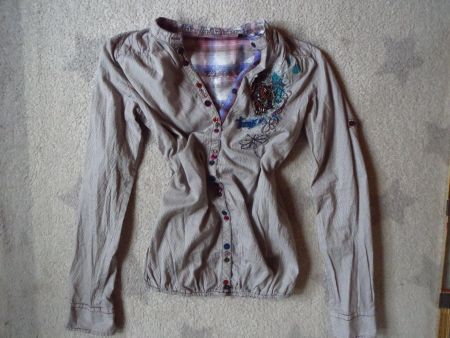 super spezielle DESIGUAL Damen Bluse Gr XS