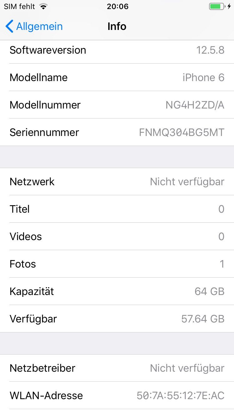 Apple Handys / Smartphones: Apple iPhone 6 silber mit 64GB und Zubehör – Gebraucht aus Wetzikon ZH von BackToRetro 3