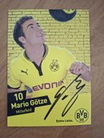 Mario Götze Autogrammkarte Dortmund BVB