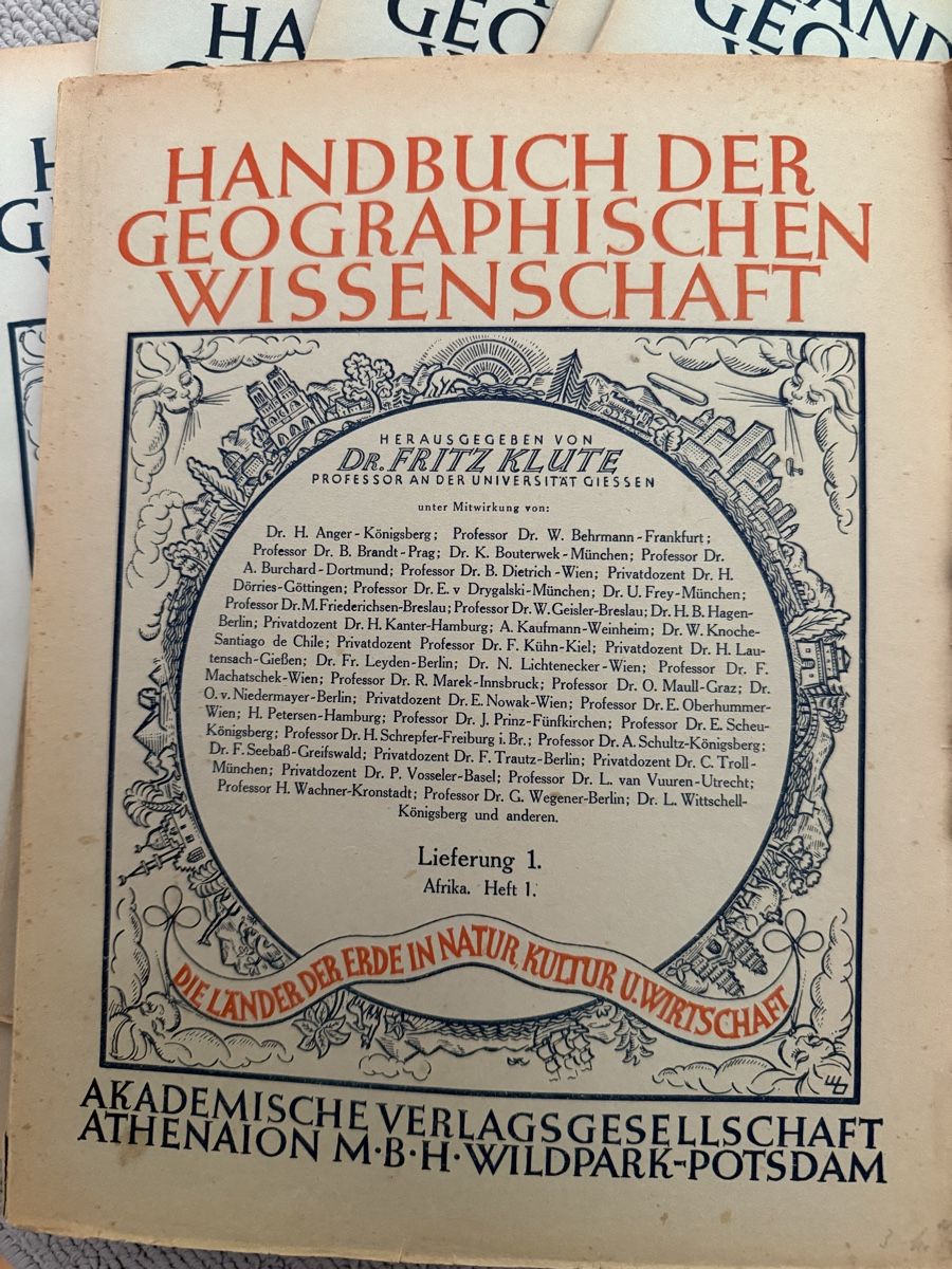 Libri: ///Alte Geographie Bücher Sammlung //// – Usato da Birmenstorf AG venduto da Pat_roll 3