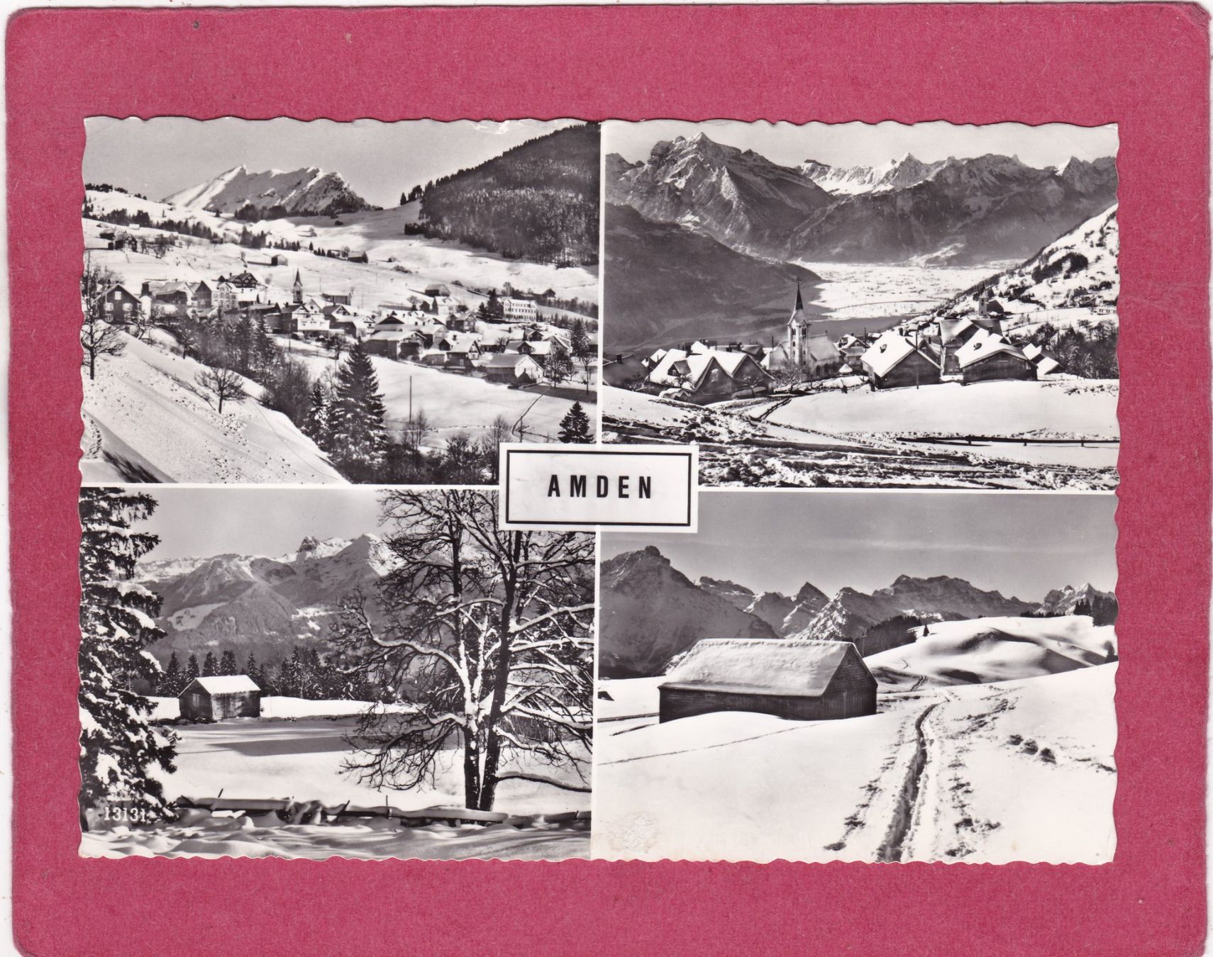 Ansichtskarten: Amden 1966 – Gebraucht aus Herisau von Lisegrat2008