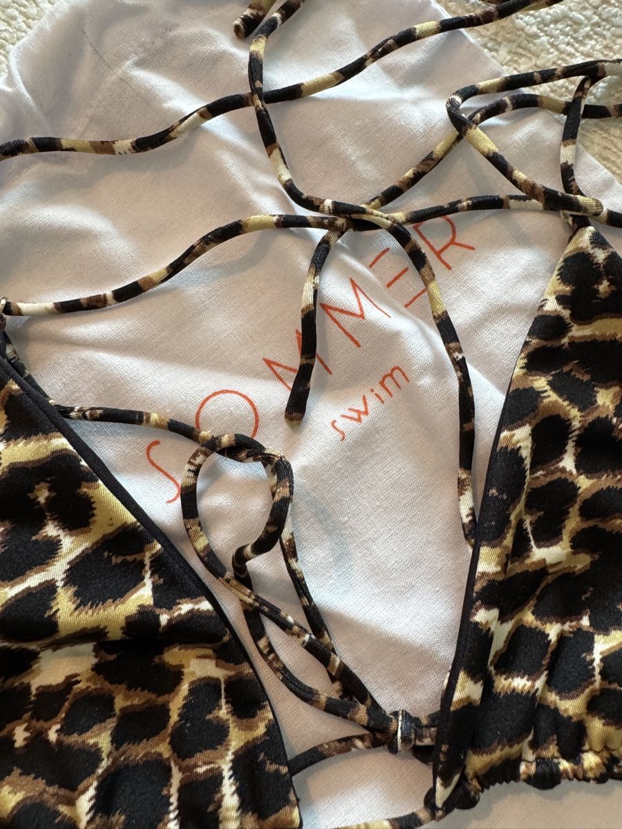 Costumi da bagno & Bikini: Sommer Swim Bikini Top, Leo Muster, Grösse M – Nuovo (secondo la descrizione) da Frauenfeld venduto da reb_sy9k 1