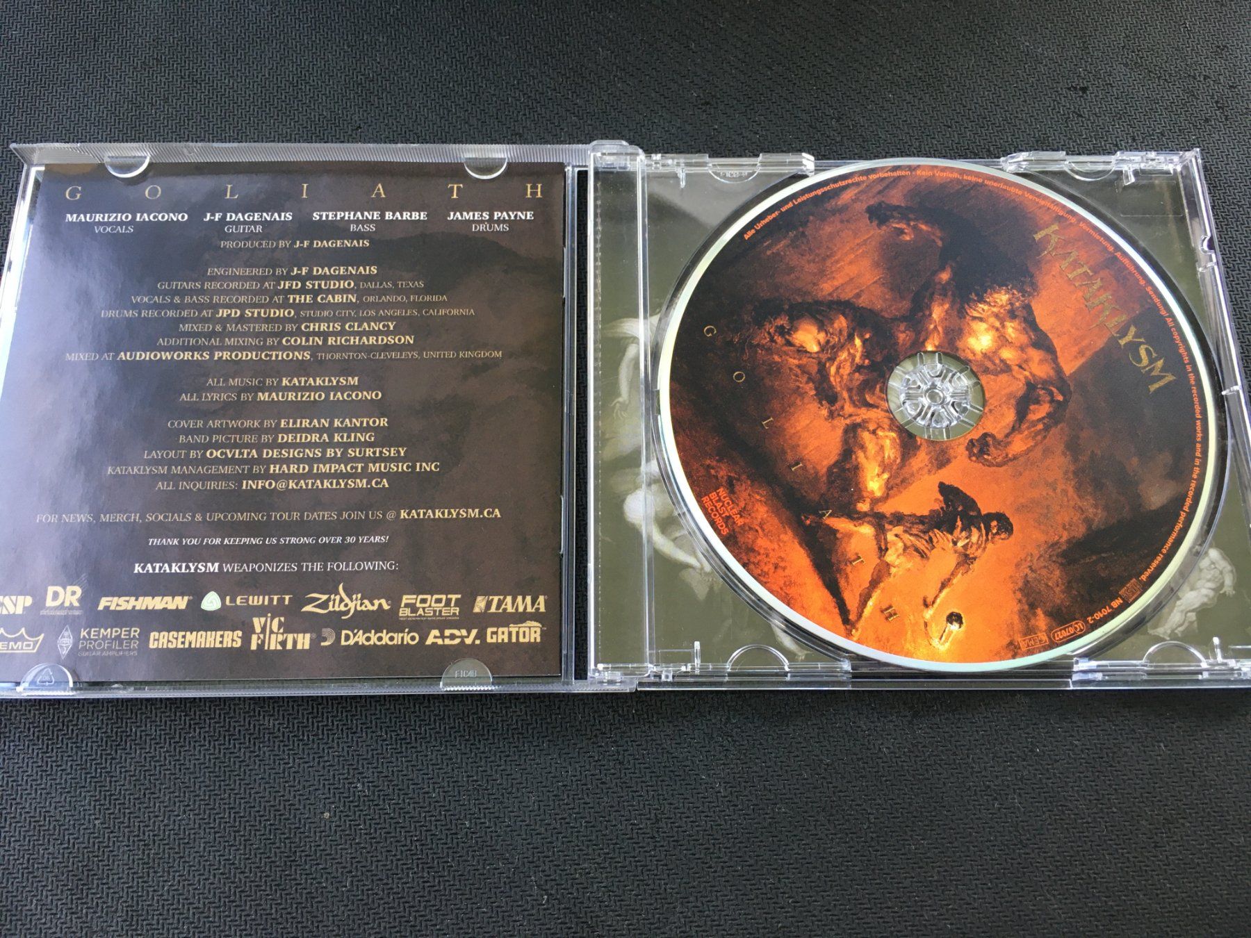CDs: Kataklysm - Goliath -CD- – D'occasion à St.Gallen par MedienJoe 1