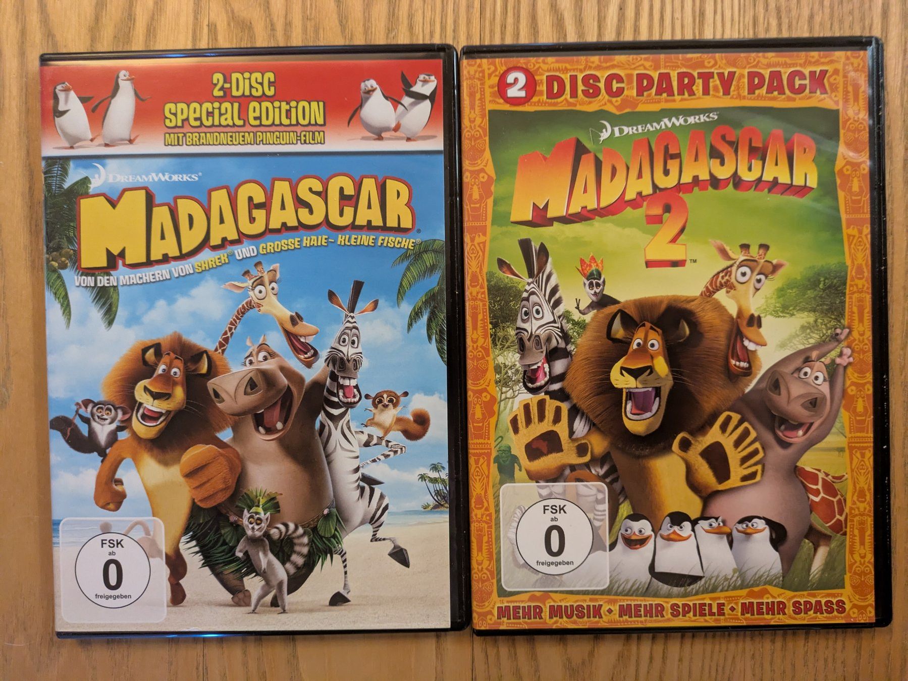Tutti i DVDs: Madagascar Collection DVD, Teil 1 & 2 – Usato da Männedorf venduto da Pacer19 2