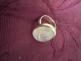 Ring Mondstein Silber 925 Grösse 52 Neuwertig