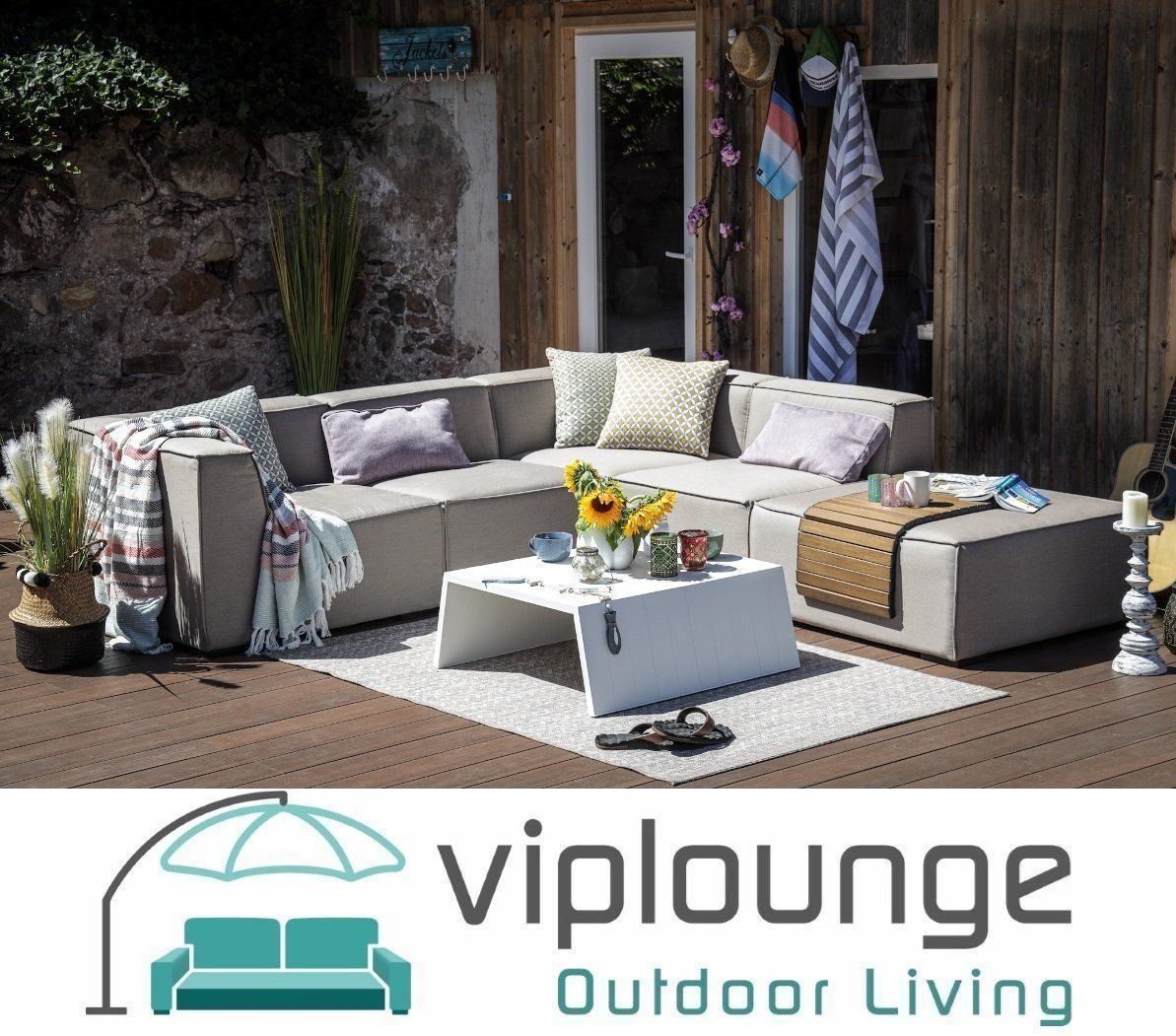 Viplounge Sofas: Outdoor Lounge sandbraun – Neu und originalverpackt aus Uznach von viplounge 1