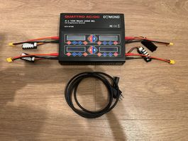 4x100W Lader 230/12V Dymond Quatro AC/DC