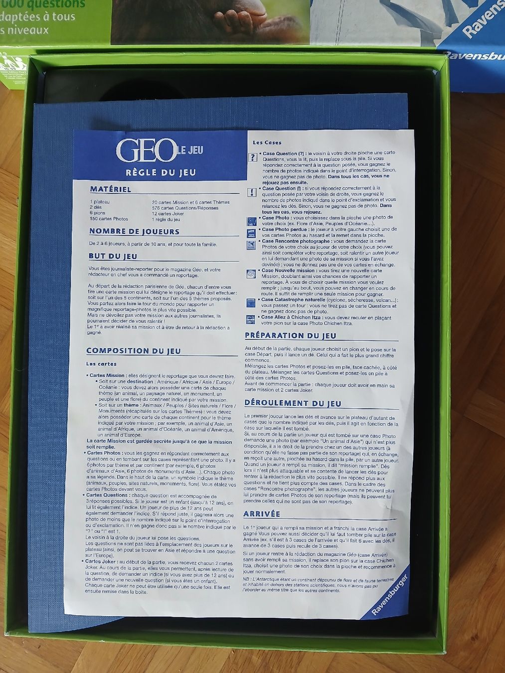Ravensburger Giochi: GEO Le jeu – Usato da Tramelan venduto da Belleza82 3