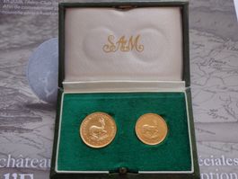 Afrique du Sud Coffret 1 + 2 Rand 1977 PP - Hyper Rare
