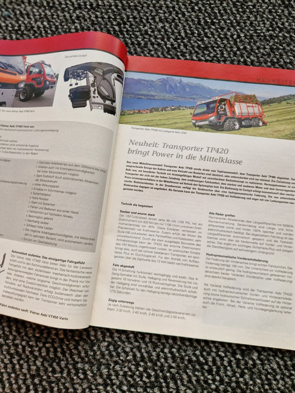 Aebi Trattori: Original Aebi Professional Ausgabe 4 – Usato da Dürnten venduto da Bachtel84 3