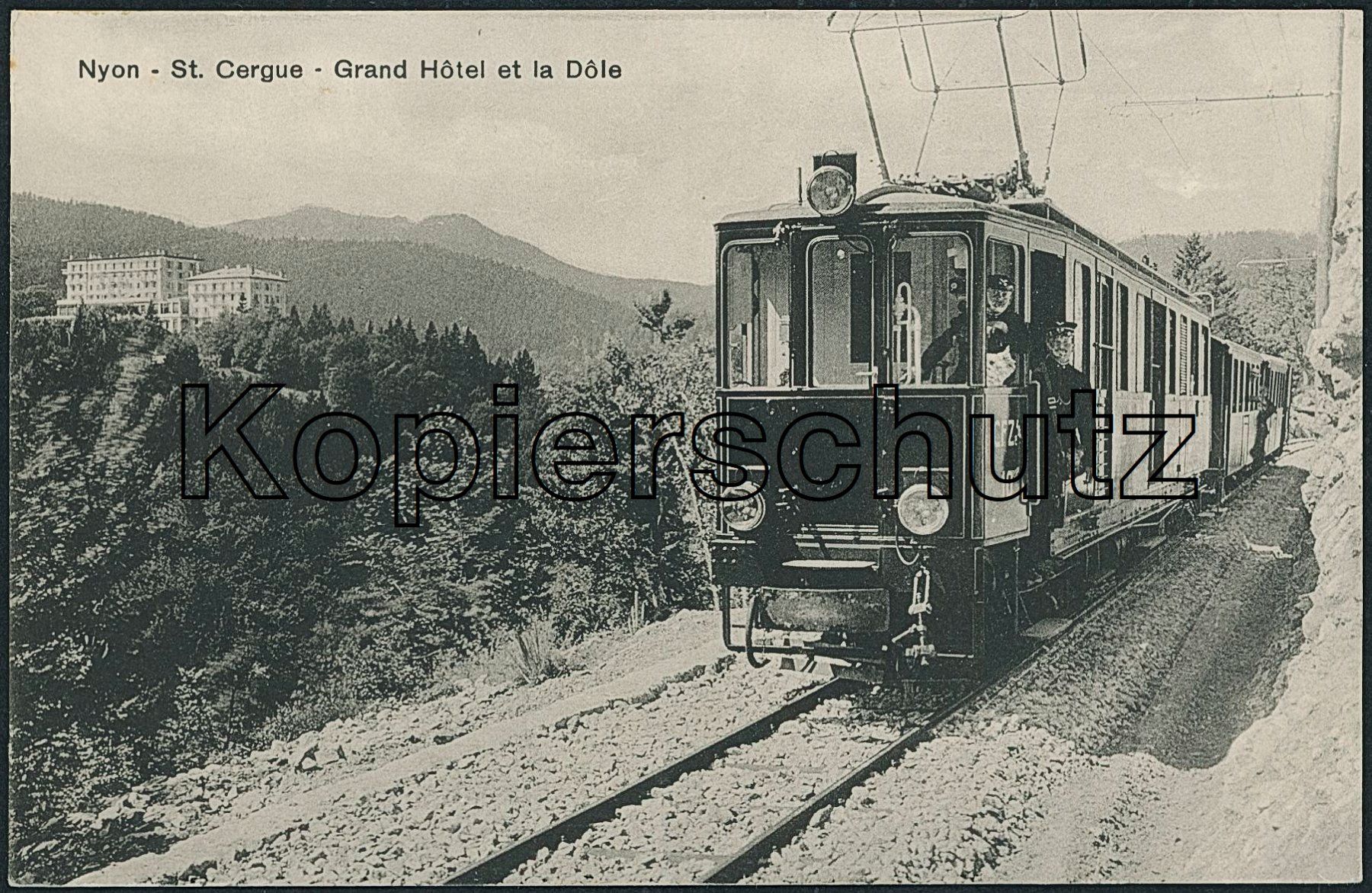 Cartoline postali: VD St. Cergue - Bahn NStCM – Nuovo (secondo la descrizione) da Schindellegi venduto da dormay