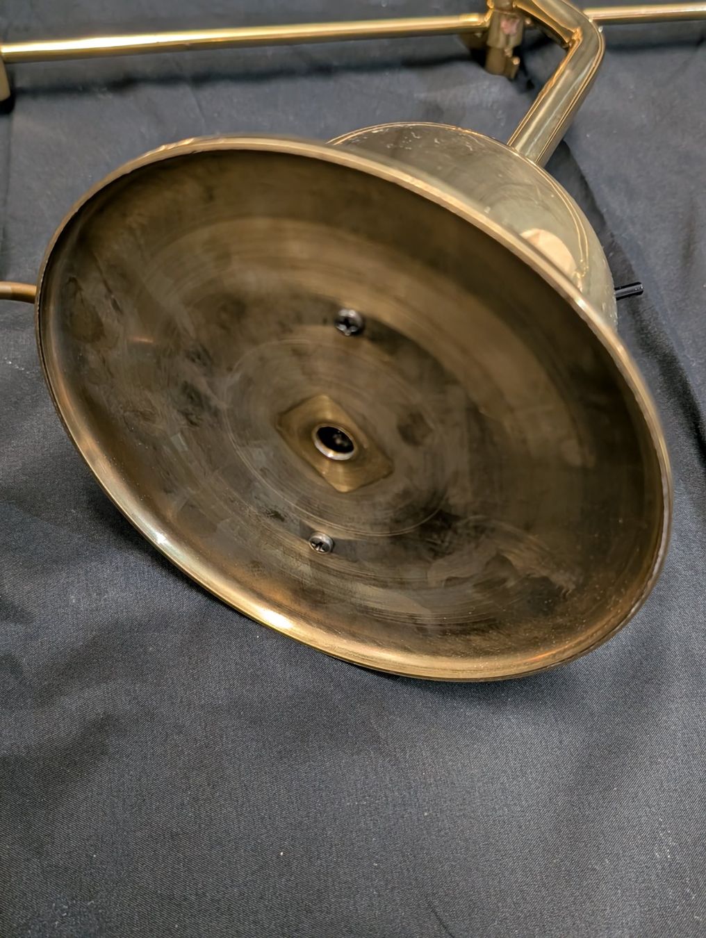 Lampes: Vintage Schreibtischlampe Messing-Optik – D'occasion à Wiezikon b.Sirnach par Romsche 6