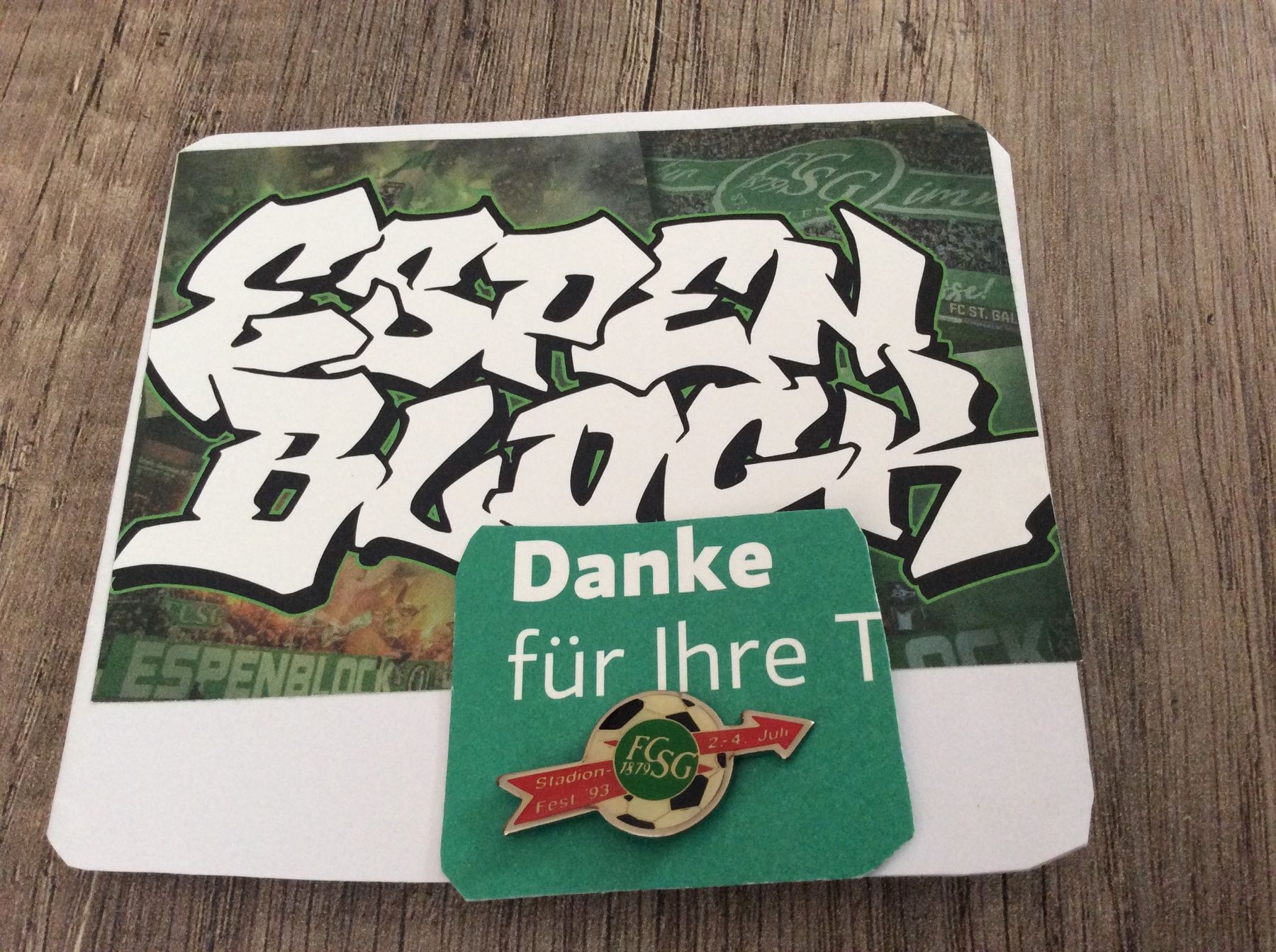 Placchette & Badge: 1 FC St. Gallen Pin – Usato da Triesen / Liechtenstein venduto da Edgardo55