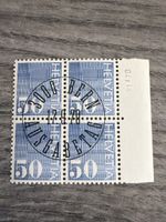 Briefmarken 4er Block Bern Ausgabe 1970 50 Rappen