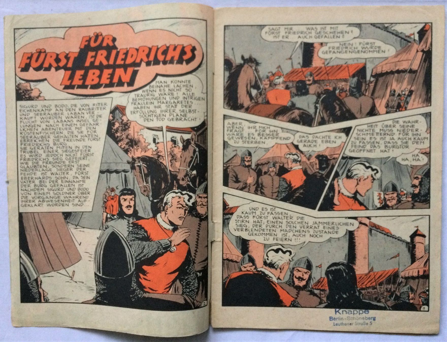 Fumetti: SIGURD - DER RITTERLICHE HELD - Nr.158 – Usato da Schaffhausen venduto da durruti 2