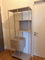 Regal neuwertig grau/beige