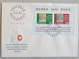 (614)   «NABRA 1965 Bern» mit ET Stempel