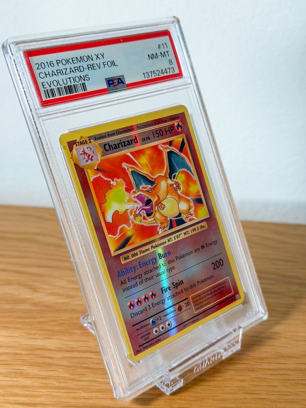 Pokémon Carte collezionabili: 2016 Pokémon XY Evolutions Charizard Reverse Holo #11 PSA 8 – Usato da Montagny-Yverdon venduto da For1 1