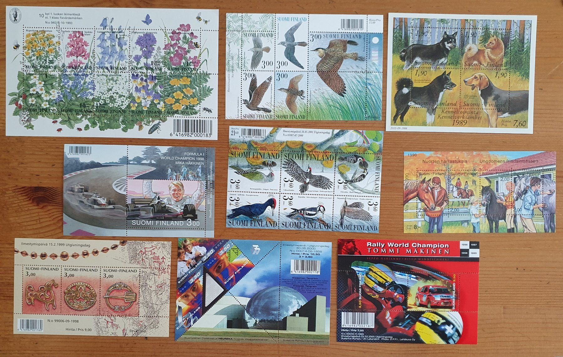 Tous les timbres: Finnland: 22 verschiedene Blöcke / postfrisch – Neuf (Voir description) à Dällikon par Minita 1