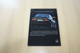 Mercedes 190E 2.5-16 Prospekt 8/1988 Französisch