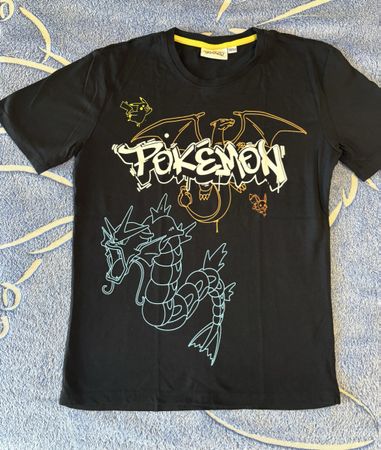 POKÉMON T-Shirt schwarz Motivdruck Gr.158/164, neu!!