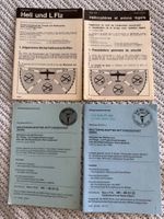 4 Merkblätter: Heli und L Flz / MHR - Schweizer Armee