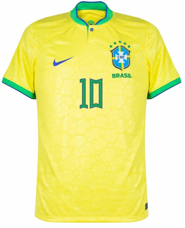 Gokaynex Brasilien Neymar Jr #10, 2022 WC Kinder Trikot Mit Kurz, Neue  Season (140,Gelb) : : Fashion