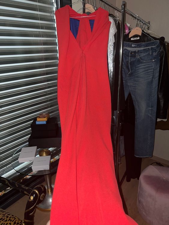 Vestiti: Red long cocktail dress – Usato da Genève venduto da val_rp9x 5