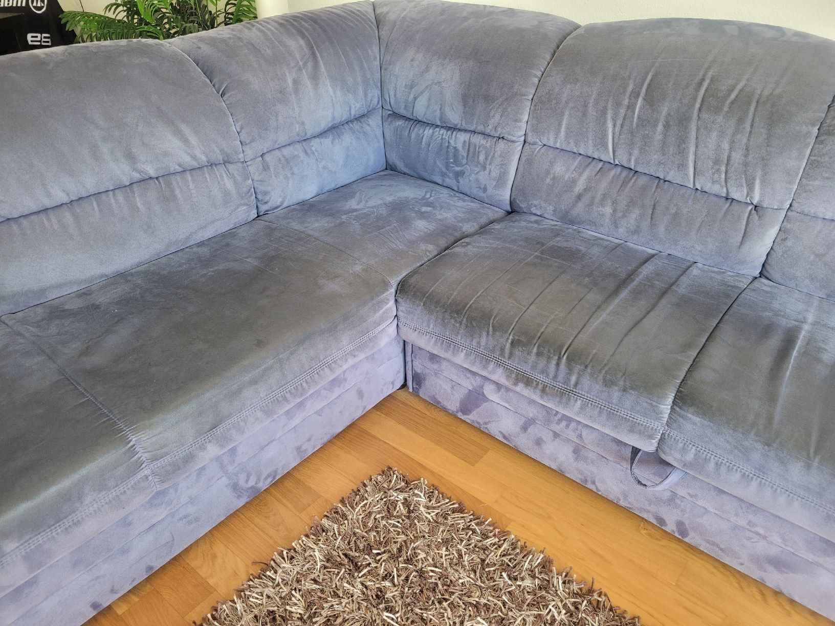 Sofas: Ecksofa Schlafsofa blau Microfaser viel gebraucht  – Gebraucht aus Neuenegg von transformer02 4