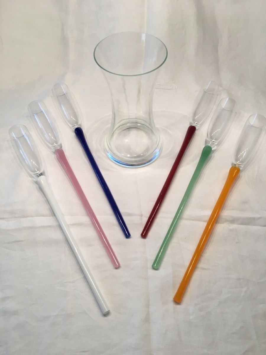 Bicchieri: Champagner-Gläser / Flüte / Glas /Gläser – Nuovo (secondo la descrizione) da Reitnau venduto da rko_29kn 1