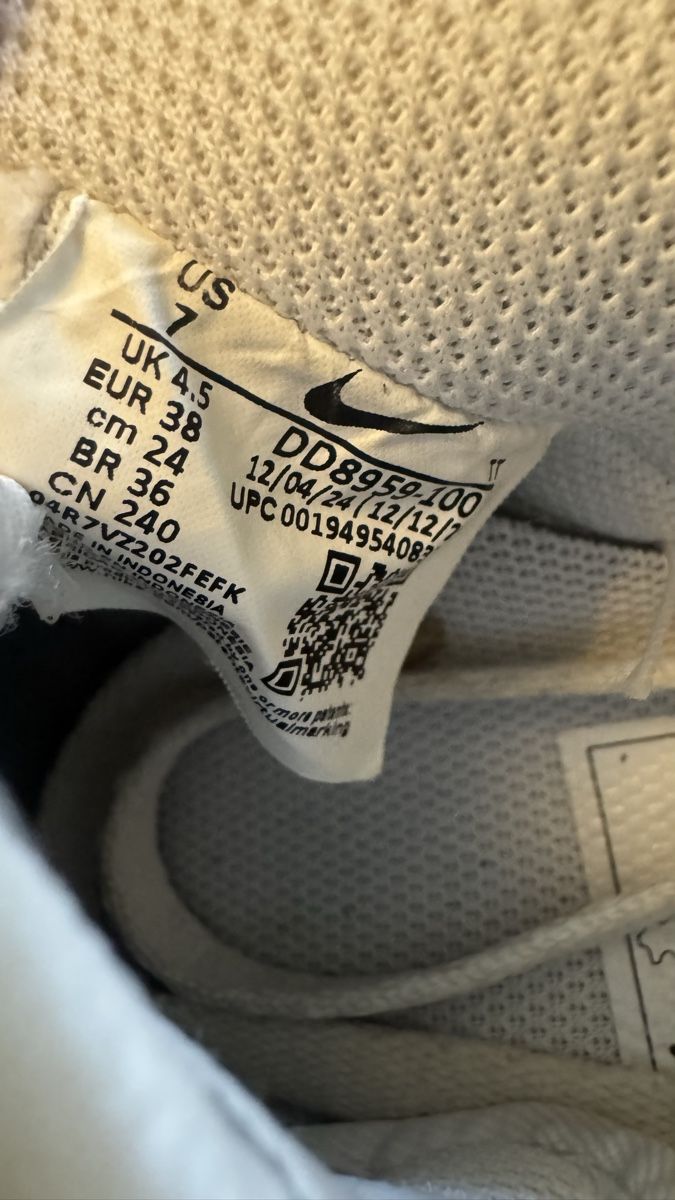 Nike Herrenschuhe: Nike Air Force Gr.38 weiss – Gebraucht aus Moosseedorf von mswalker 4