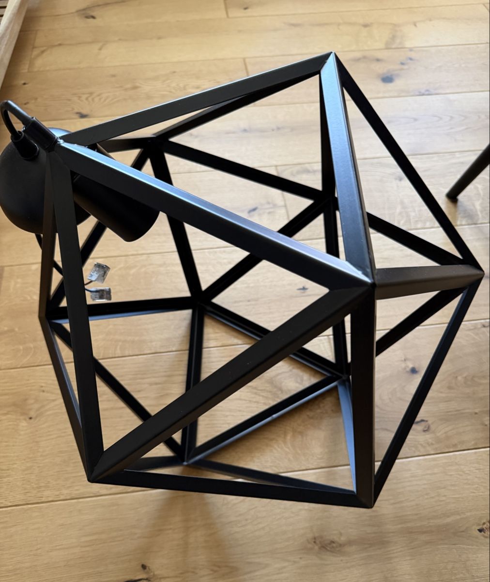 Lampadari & plafoniere: Hängelampe schwarz geometrisch  – Usato da Muntelier venduto da Oli1981 1