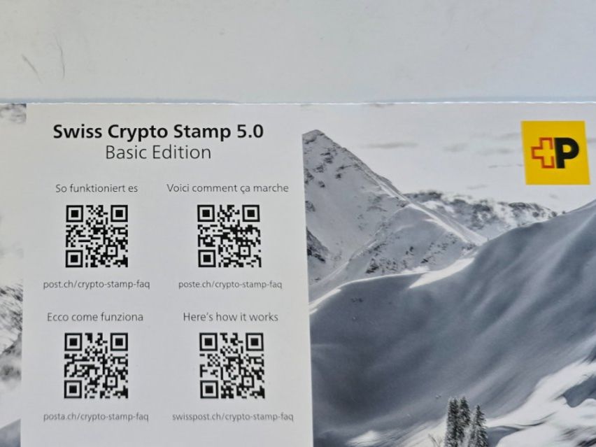 Alle Briefmarken: (584) Swiss Crypto Stamp 5.0 – Basic Edition ungeöffnet! – Neu und originalverpackt aus Schwarzhäusern von Inot3