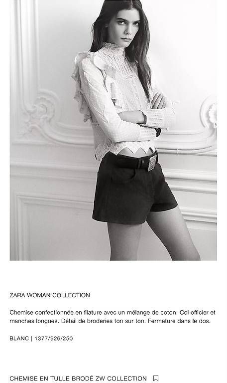 Camicette: Zara blouse brodée taille M comme neuf – Usato da Yens venduto da GIPE 3