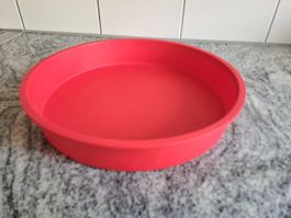 Rote runde Kuchenform Silikon