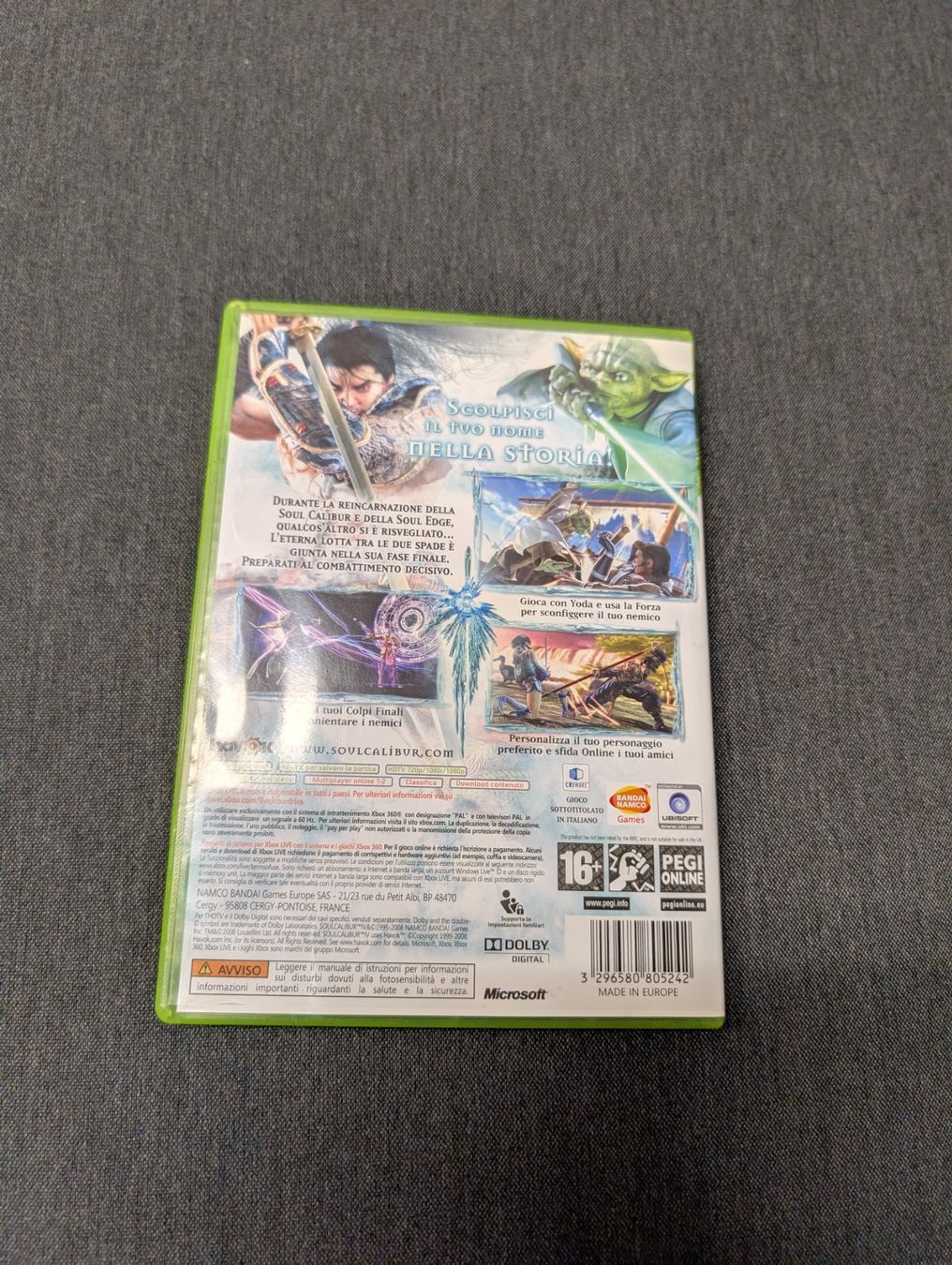 Giochi: Soulcalibur IV Microsoft Xbox 360 – Usato da Giubiasco venduto da Ticinerd 1