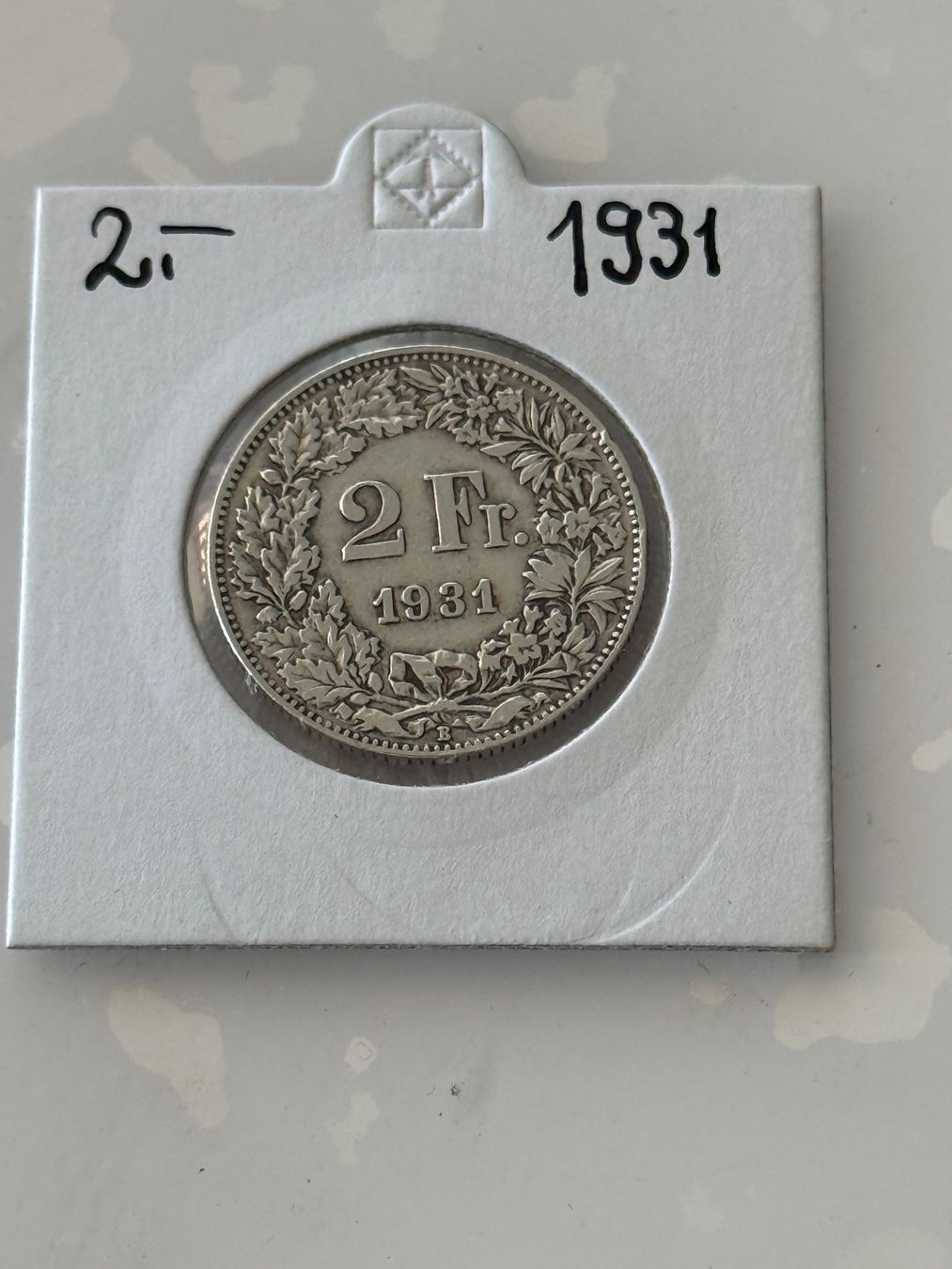 Tutti le monete: 2 Franken 1931  Rar – Usato da Wallisellen venduto da SWISS_SILVER1 1
